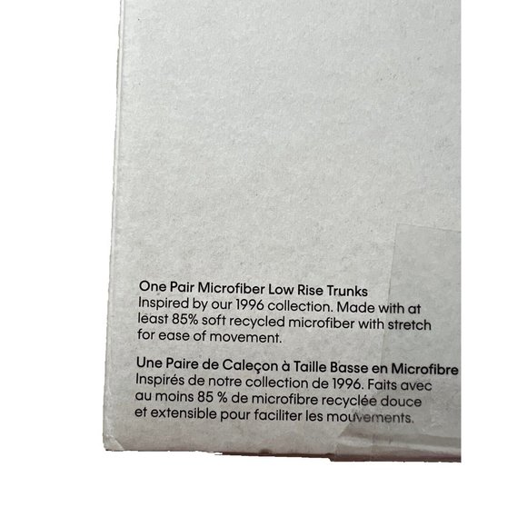 Calvin Klein 1996 Microfiber Low Rise Trunk Underwear ( XL ) - Picture 2 of 2